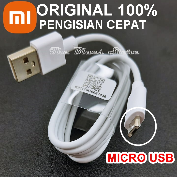 Xiaomi Kabel Data Micro USB Fast Charging Original 100% For Redmi