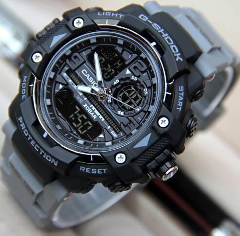 Jam tangan sport pria g shock_GS 1435 NEW dualtime limited edition