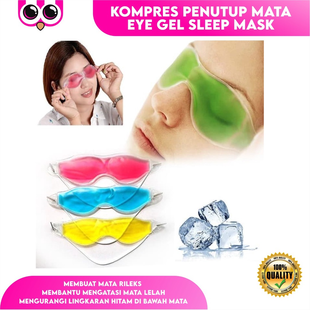 KOMPRES PENUTUP MATA / EYE GEL SLEEP MASK MASKER PENUTUP MATA Lazada