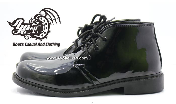 Sepatu PDH TNI - POLRI - Paskibra - SAtpam - SECURITY Kilap Tanpa di semir