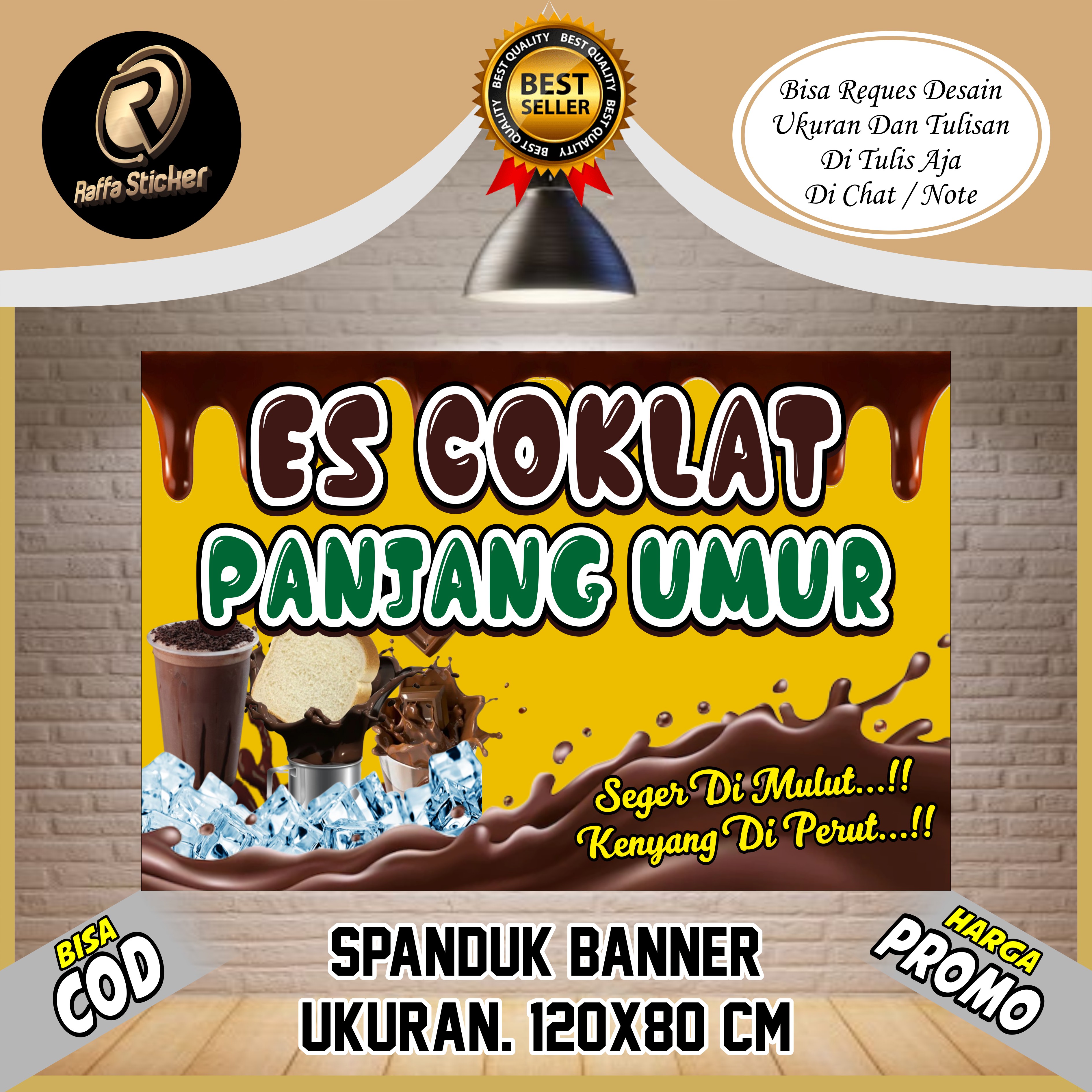 Spanduk Banner Es Coklat Model Terbaru Spanduk Es Coklat Bahagia Viral