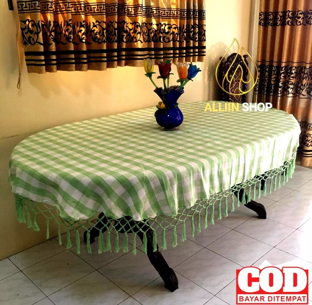 Hiasan Taplak Meja Makan Oval