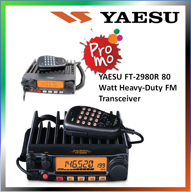 Yaesu FT 2980 VHF 80 Watt FT2980 FT-2980 R/E Garansi Resmi 1 Tahun ...