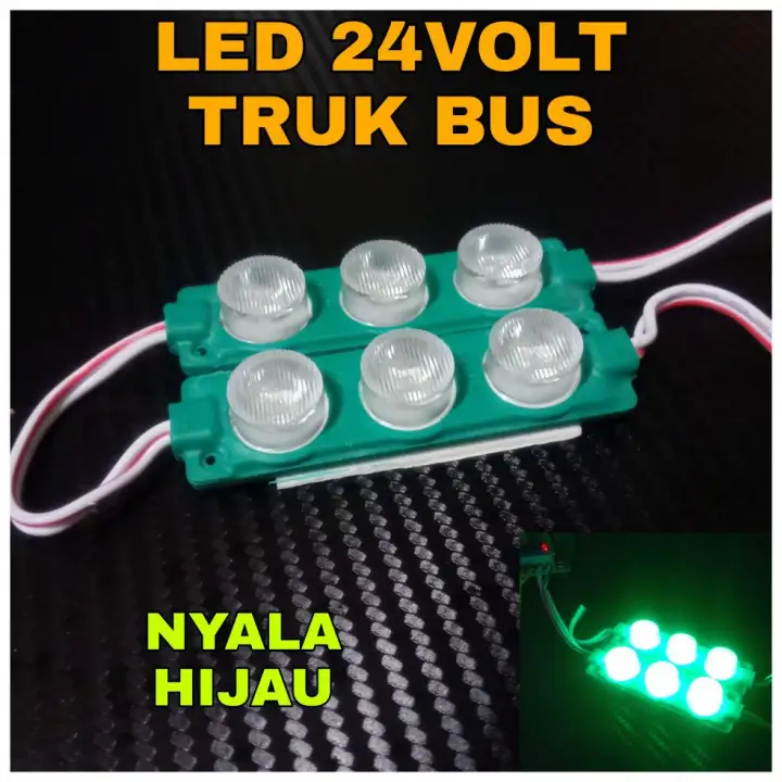 Lampu Led 24volt Truk Bus 2pcs Body Kolong Hijau Lazada Indonesia