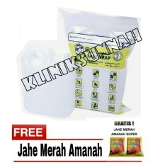 Air Zam Zam water Safe Wrap - 1 liter + Jahe Amanah