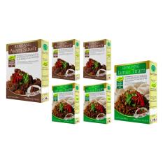 Beli 3 Rendang Ayam Suwir & 3 Rendang Jamur Tiram
