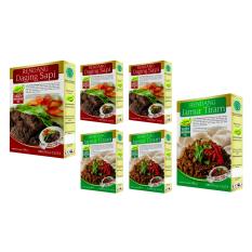 Beli 3 Rendang Daging Sapi & 3 Rendang Jamur Tiram