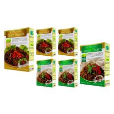 Beli 3 Rendang Sapi Suwir & 3 Rendang Jamur Tiram