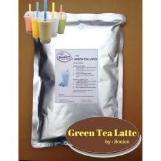 BONICO Greentea Latte Powder 1Kg Bubuk Minuman Teh Hijau Drink Flavor Powder Ice Blend Milk Shake green tea latee
