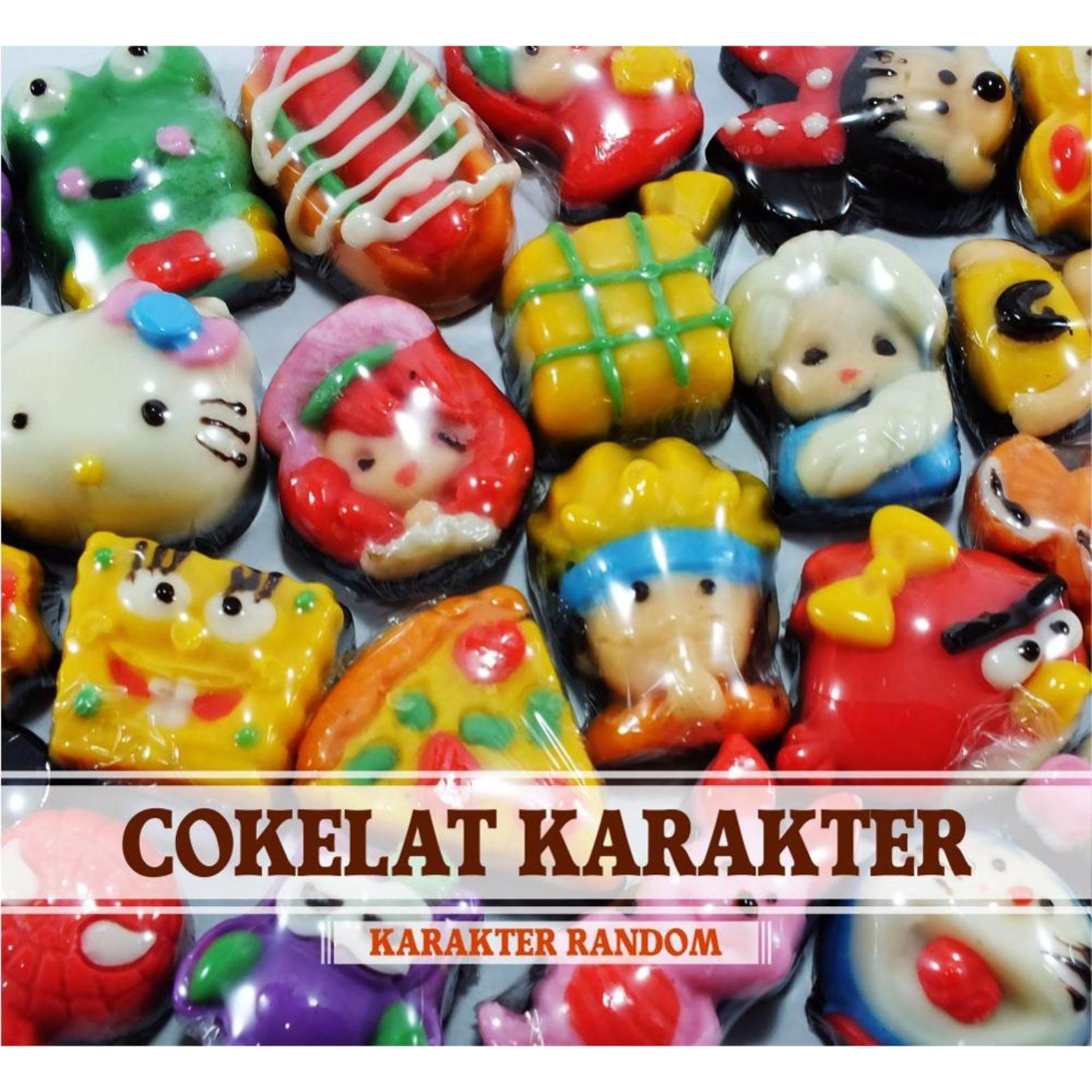 Cokelat Coklat Pelangi Karakter Makanan Lebaran