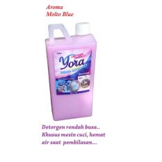 Detergen Cair, LOW FOAM, u/ mesin cuci, Molto Blue, 1 liter