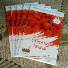 DISKON Benih Bibit Cabe CAROLINA REAPER PEPPER Cabai Terpedas Maica Le
