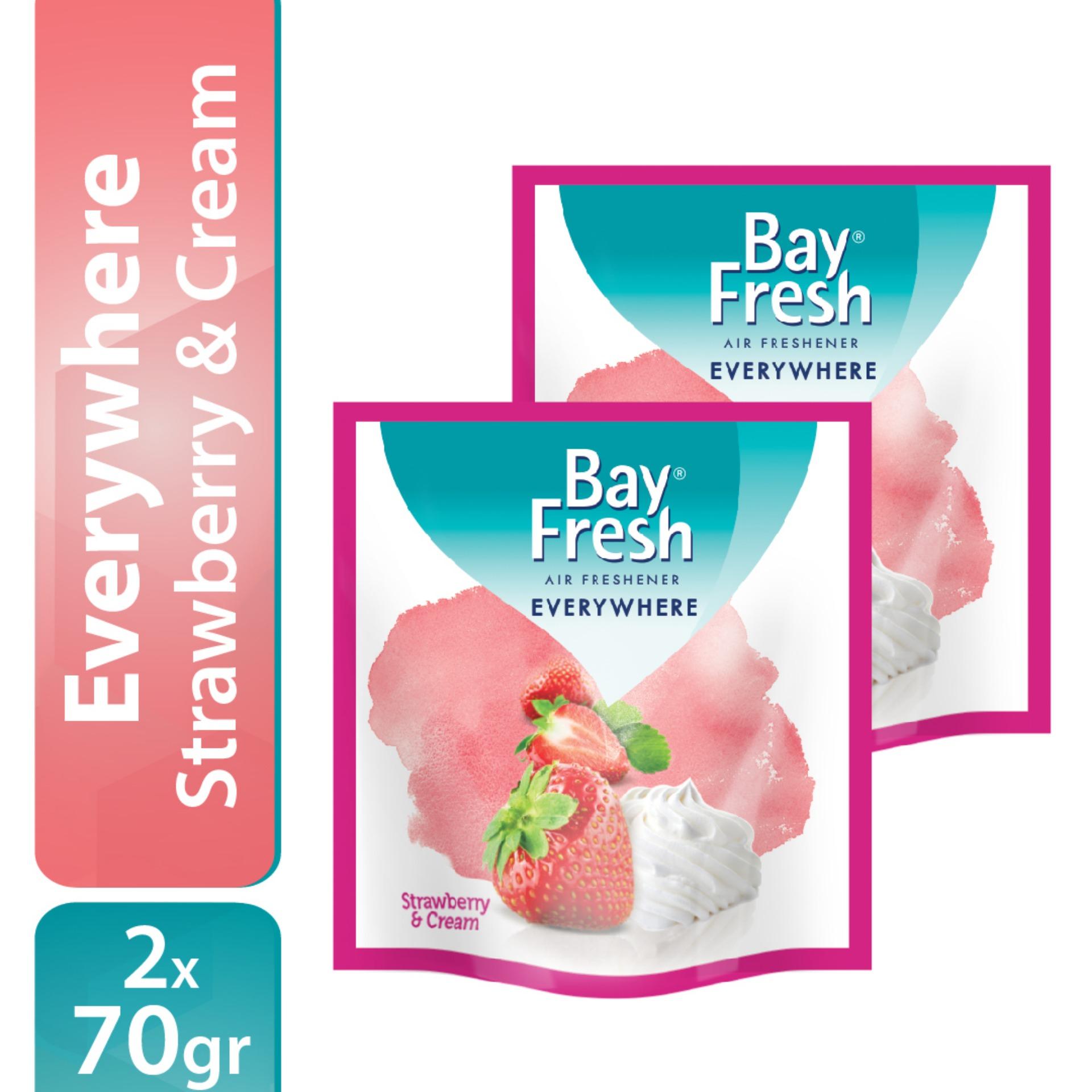 [Double Pack] Bayfresh Everywhere Strawberry & Cream 70gr x 2pcs