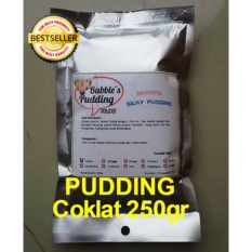 FRIZCO BUBBLE'S Coklat Silky Pudding Powder 250gr, bubuk puding sutera