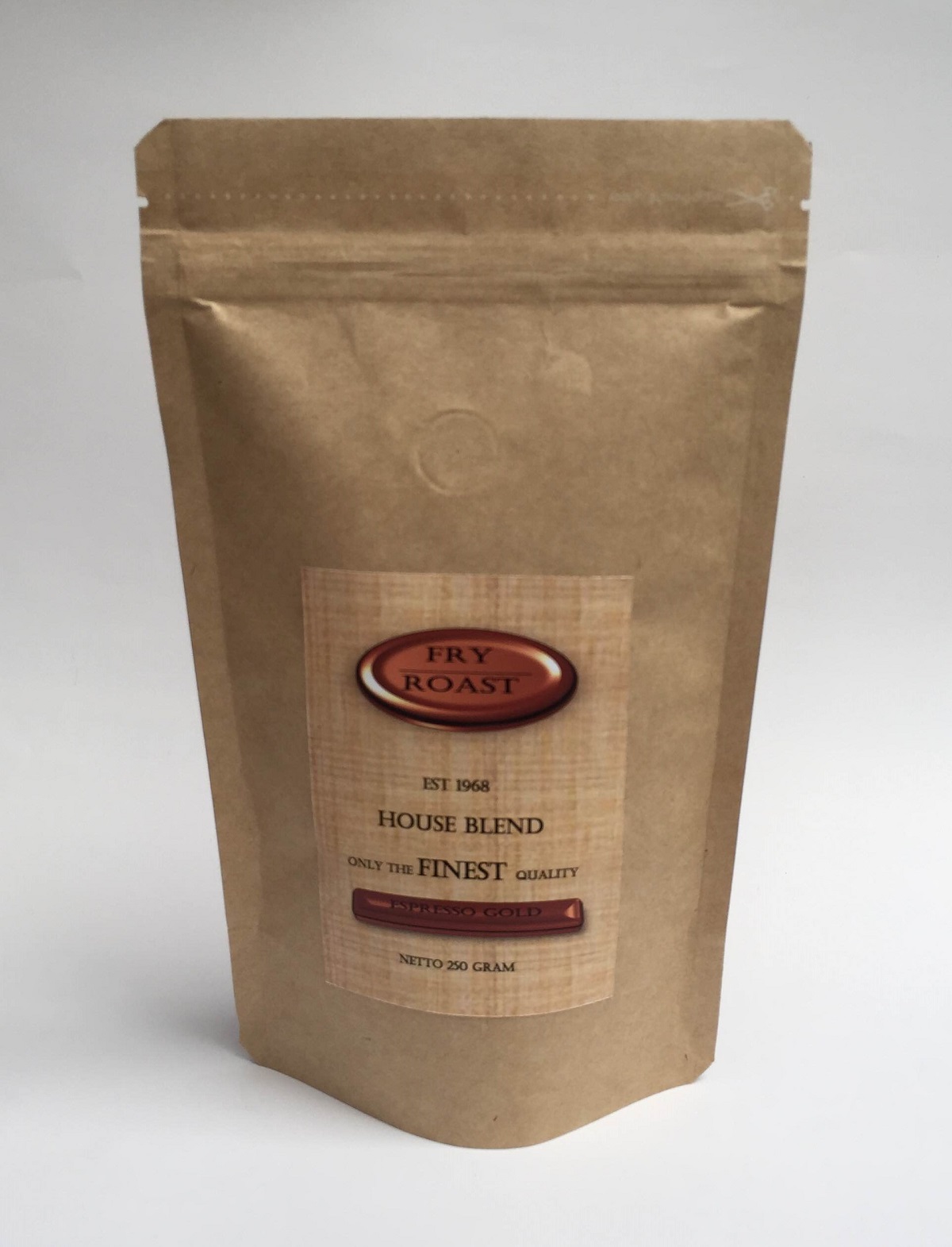 Fry and Roast - Kopi Arabica Blend Espresso Gold - 250 gram  - Biji
