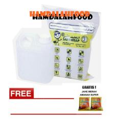 Hamdalahfood - Air Zam Zam water Safe Wrap - 1 liter + Jahe Amanah