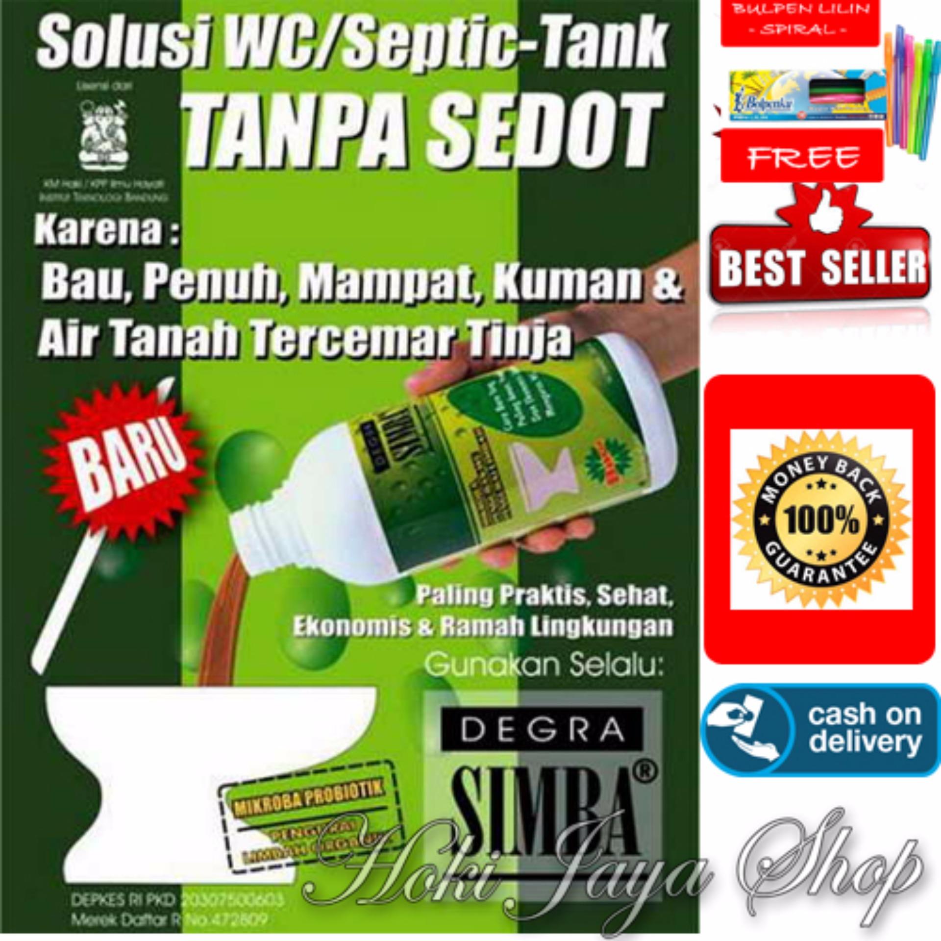 HOKI COD - Simba Degra Cairan Pembersih Septictank Solusi Murah - Septic tank & Mudah Untuk WC Mampet + Gratis Pulpen Lilin Unik Serba Guna - 1 Pcs