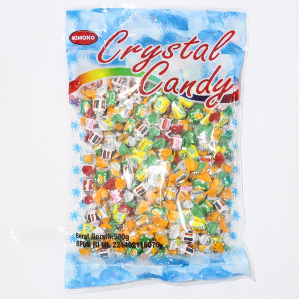 Kimono Crystal Candy Permen Aneka Rasa 500g (Permen Lebaran) Murah