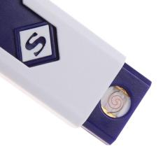 Korek Api Superman USB Elektrik Lighter Listrik - Biru