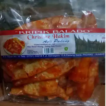 Kripik Balado Panjang Christine Hakim Padang Lazada Indonesia