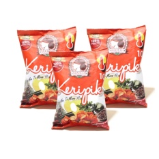 Maicih Keripik Singkong Level 10 - Cemilan - 100gr - Paket 3 pcs