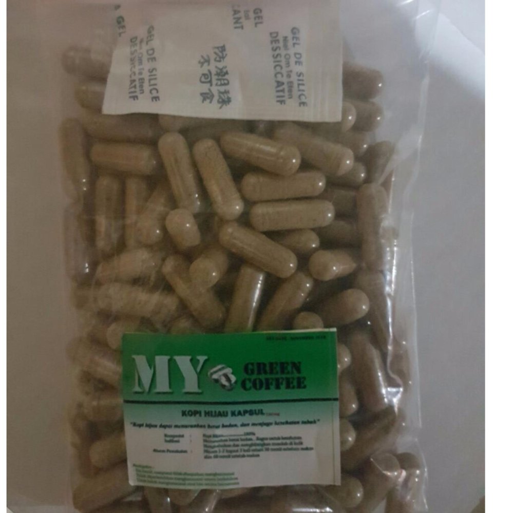 MY GREEN COFFEE/KOPI HIJAU/KOPI DIET KAPSUL 500MG TANPA BOTOL MY GREEN COFFEE/KOPI HIJAU/KOPI DIET KAPSUL 500MG TANPA BOTOL