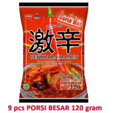 Nissin Gekikara Ramen Rasa Pedas (Extra Hot) - 9 pcs x 120 gram