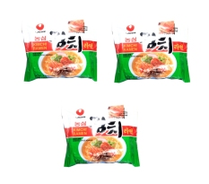 Nongshim Kimchi Ramen Oriental Style Noodle 120 gr - 3 Pcs