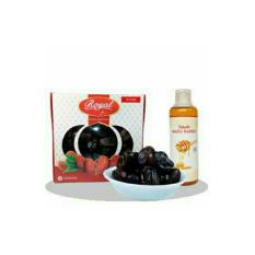 Paket Mpasi Kurma Ruthab Hitam + Madu Murni Saheela 340gr