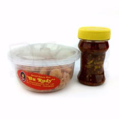 Paket Udang Renyah Kering Crispy Kecil Sambal Bawang Bu Rudy Oleh-Oleh Khas Bu Rudi Surabaya