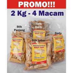 PROMO!!! Kerupuk/Krupuk/Krecek Rambak Kulit Sapi Mentah 2 Kg