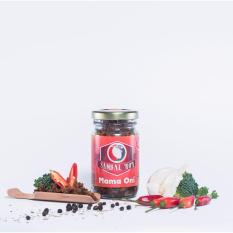 Sambal Roa Mama Oni - Mediumhot - 90gram - Sambal Abon Ikan - Halal (1 Botol)