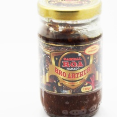 Sambal Roa Manado Bro Arthur, 110gr, Kemasan Botol Beling