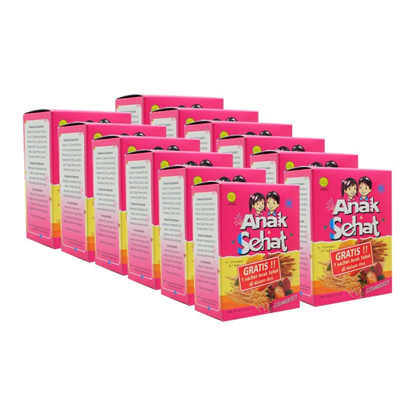 SidoMuncul Anak Sehat Strawberry - 12 Box