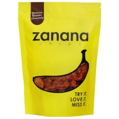 Zanana Chips - Keripik Pisang Rasa Coklat - 200gr
