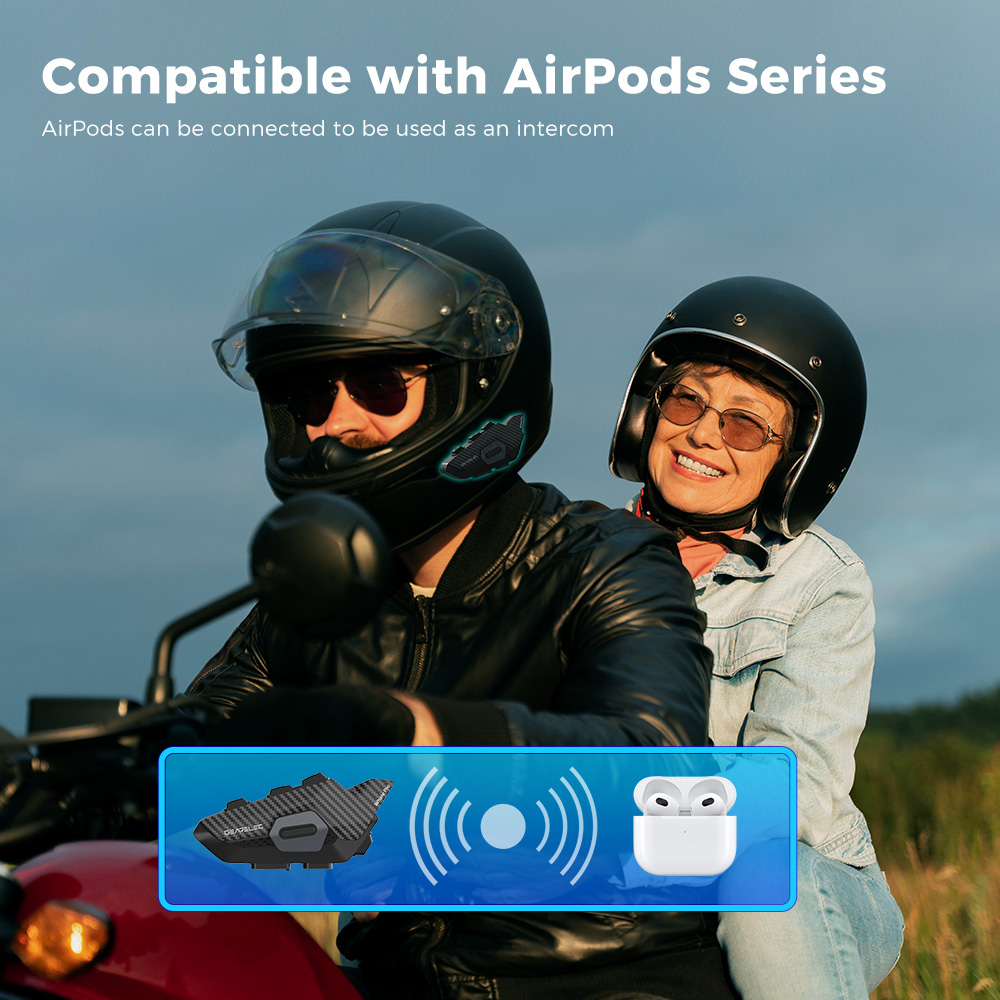 Bluetooth Headset Wearing Airpods With Motorcycle Helmet How To