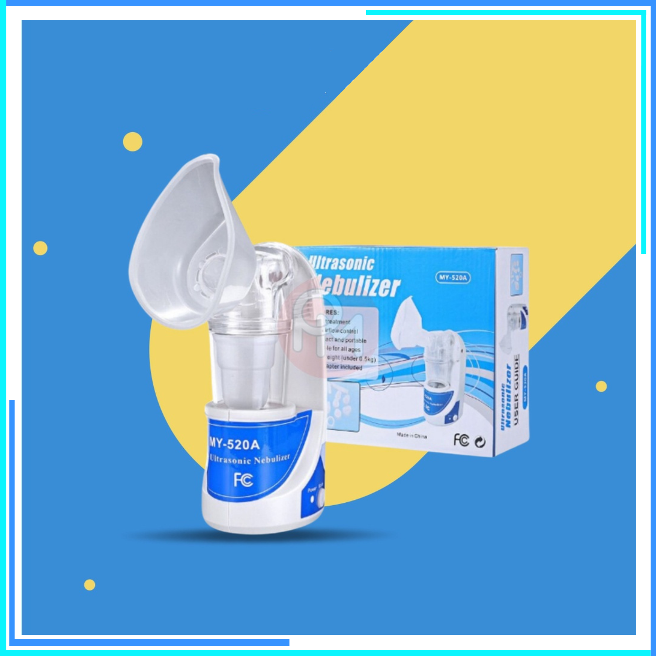 COD TaffOmicron Terapi Pernapasan Ultrasonic Inhale Nebulizer / alat