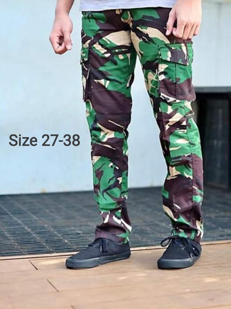CELANA PANJANG PRIA DEWASA STYLE GUNUNG LORENG CARGO TERSEDIA SIZE 27 ...
