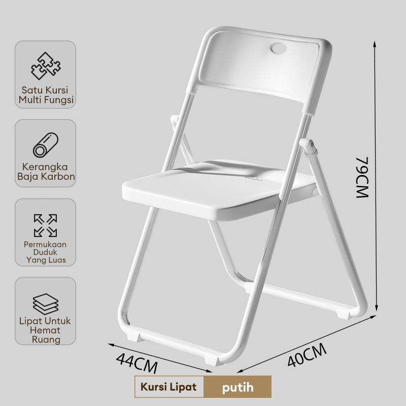 Kursi Lipat Portable Kursi Belajar Lipat Kursi Minimalis Kursi Santai