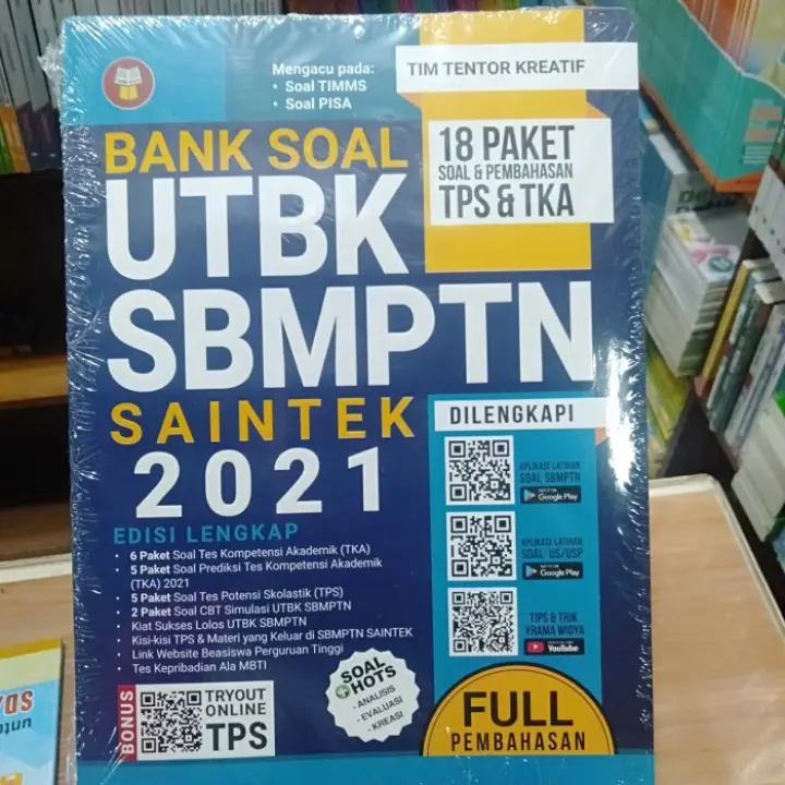 Buku Bank Soal Utbk Sbmptn Saintek 2021 Terbaru Lazada Indonesia