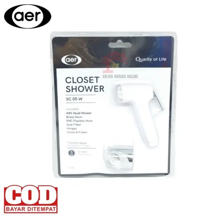 Jet Shower Closet Aer Sc 05 W Kloset Bidet Cebok Toilet Lazada Indonesia