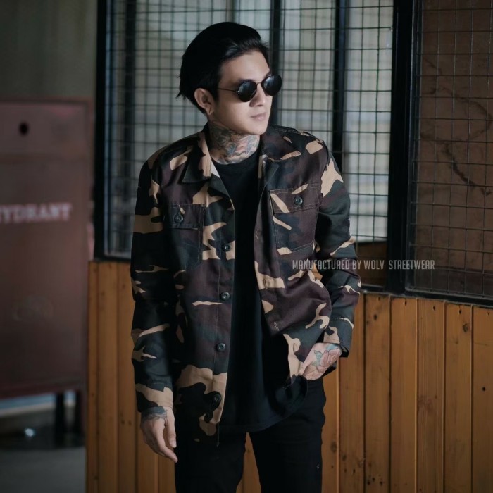 Jaket hotsell camo army