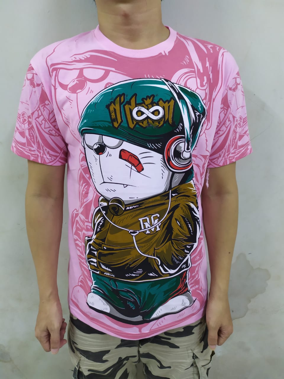 CULLEN KAOS DORAEMON VARIAN 3 WARNA FULLPRINT