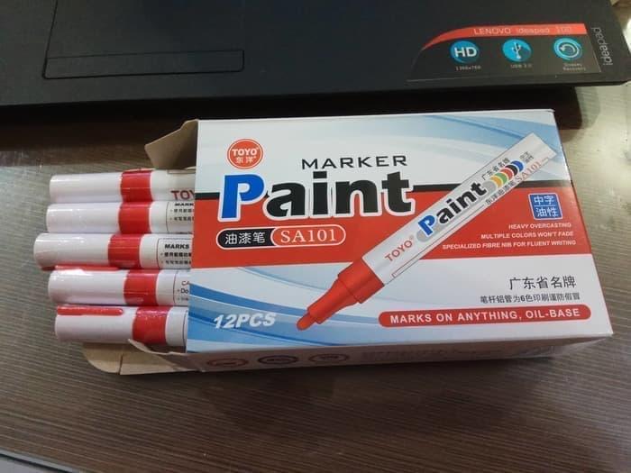 Angel Spidol Ban Motor Mobil Toyo Paint Marker Original Import