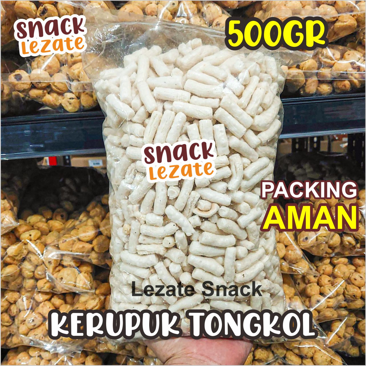 Kerupuk Ikan Tongkol Kg Kemasan Besar Murah Gurih Renyah Pilus Ikan Tongkol Lezate Snack