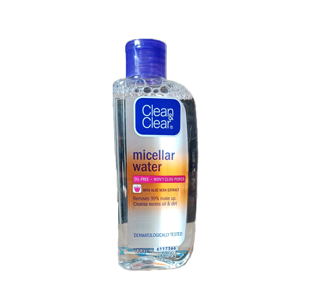 micellar water clear and clean