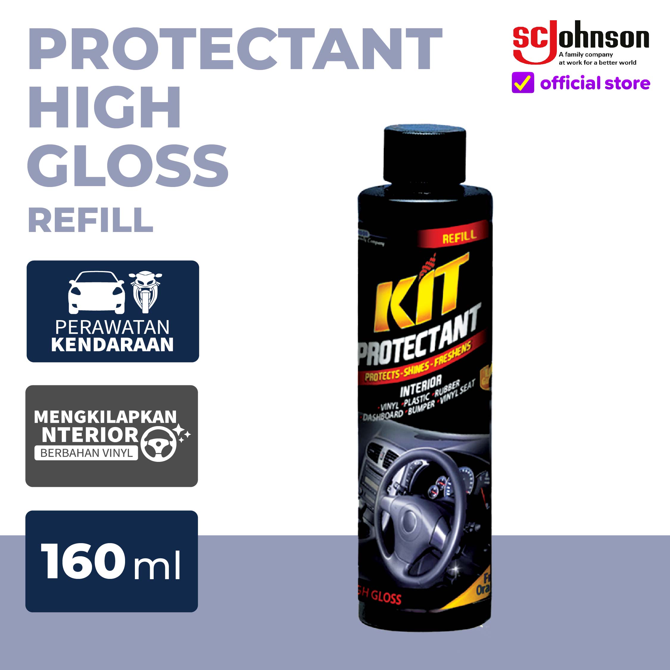KIT Protectant High Gloss Refill 160 ml | Lazada Indonesia