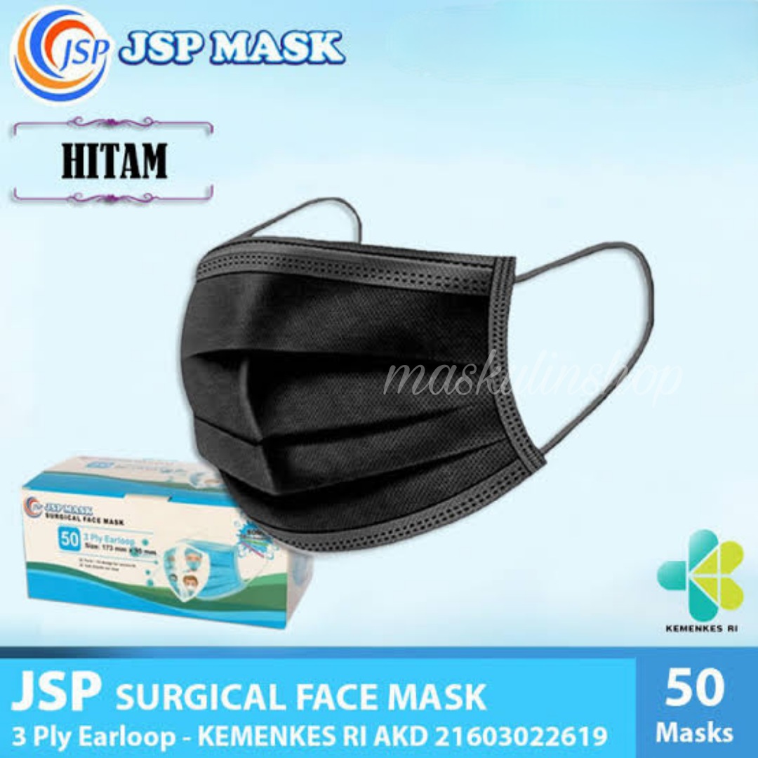 Masker 3 Ply Medis 1 Box Isi 50 Masker Earloop 3 Lapis Famous Masker