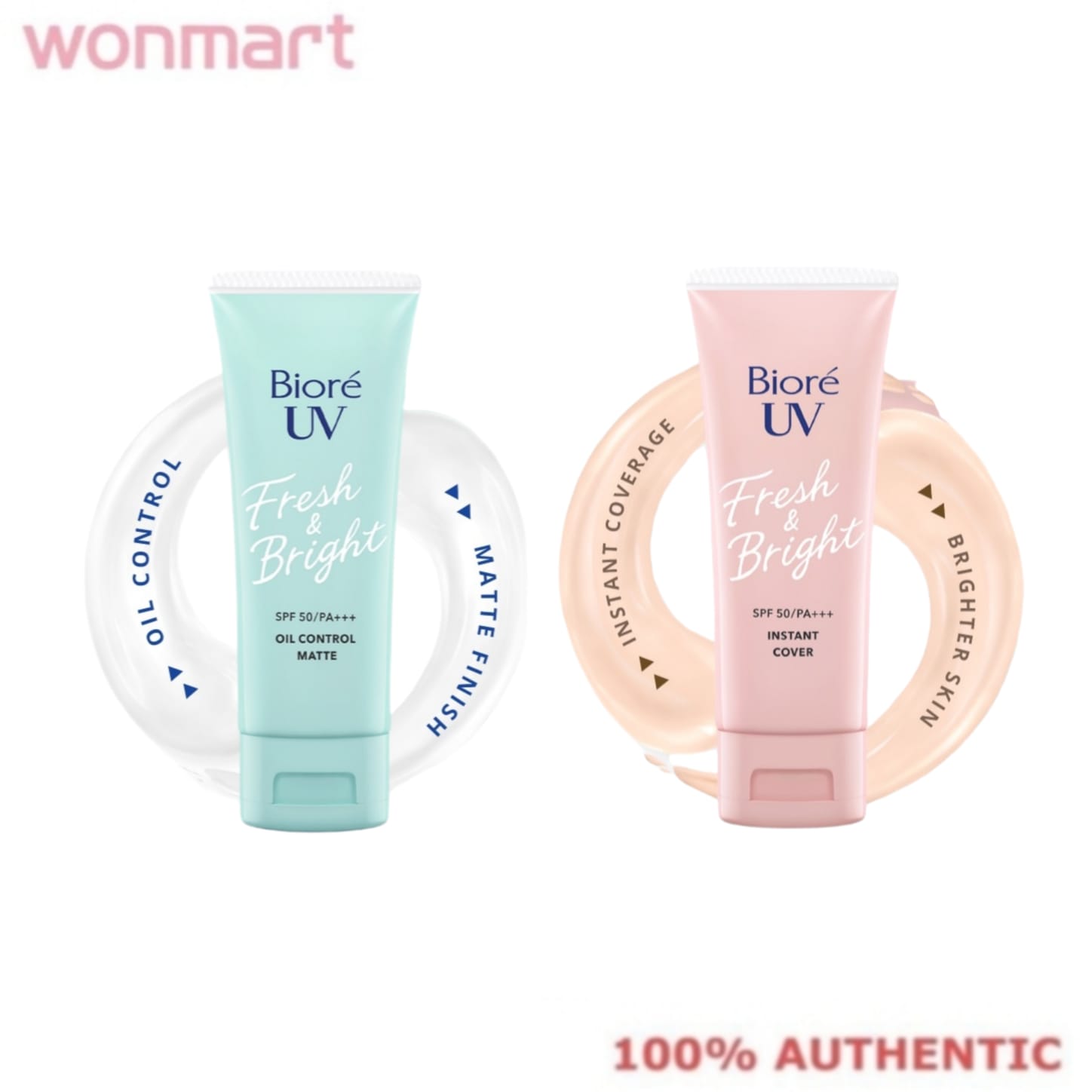 Biore UV Fresh & Bright Sunsncreen SPF 50+ PA+++ (30g)(Instant Cover ...