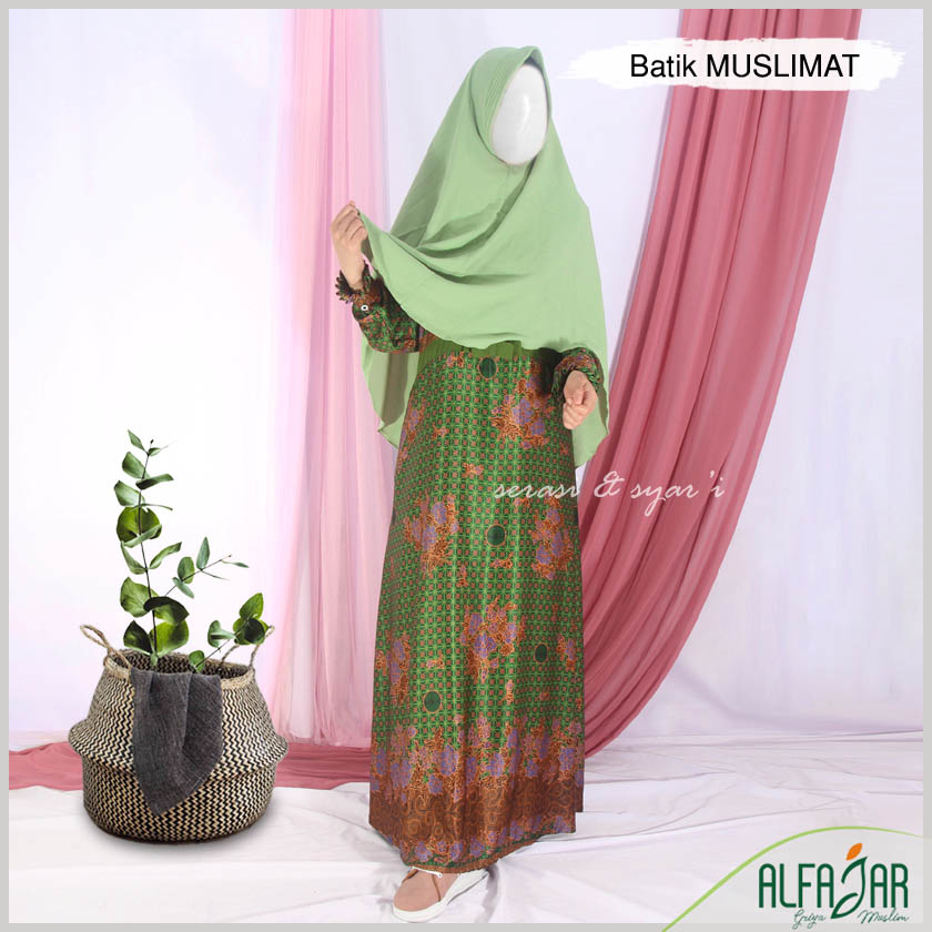 Model Baju Fatayat Hijau Polos : Ready Batik Nu Terbaru Baju Nu Sarung